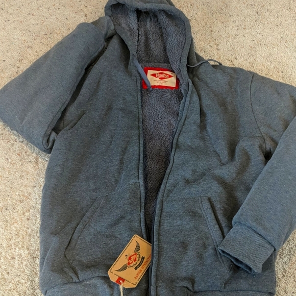 warm fleece lined hoodie